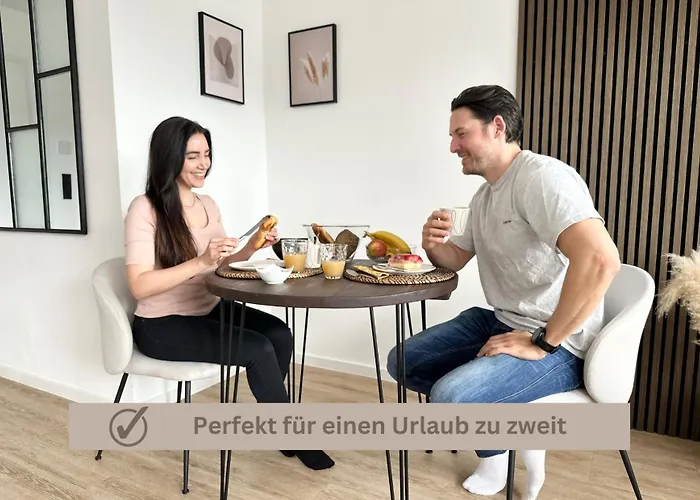 Special - Stadtnah, Balkon, Parkplatz, E-ladestation, Gitterbox Fuer Fahrraeder, Fitnessstudio شقة *